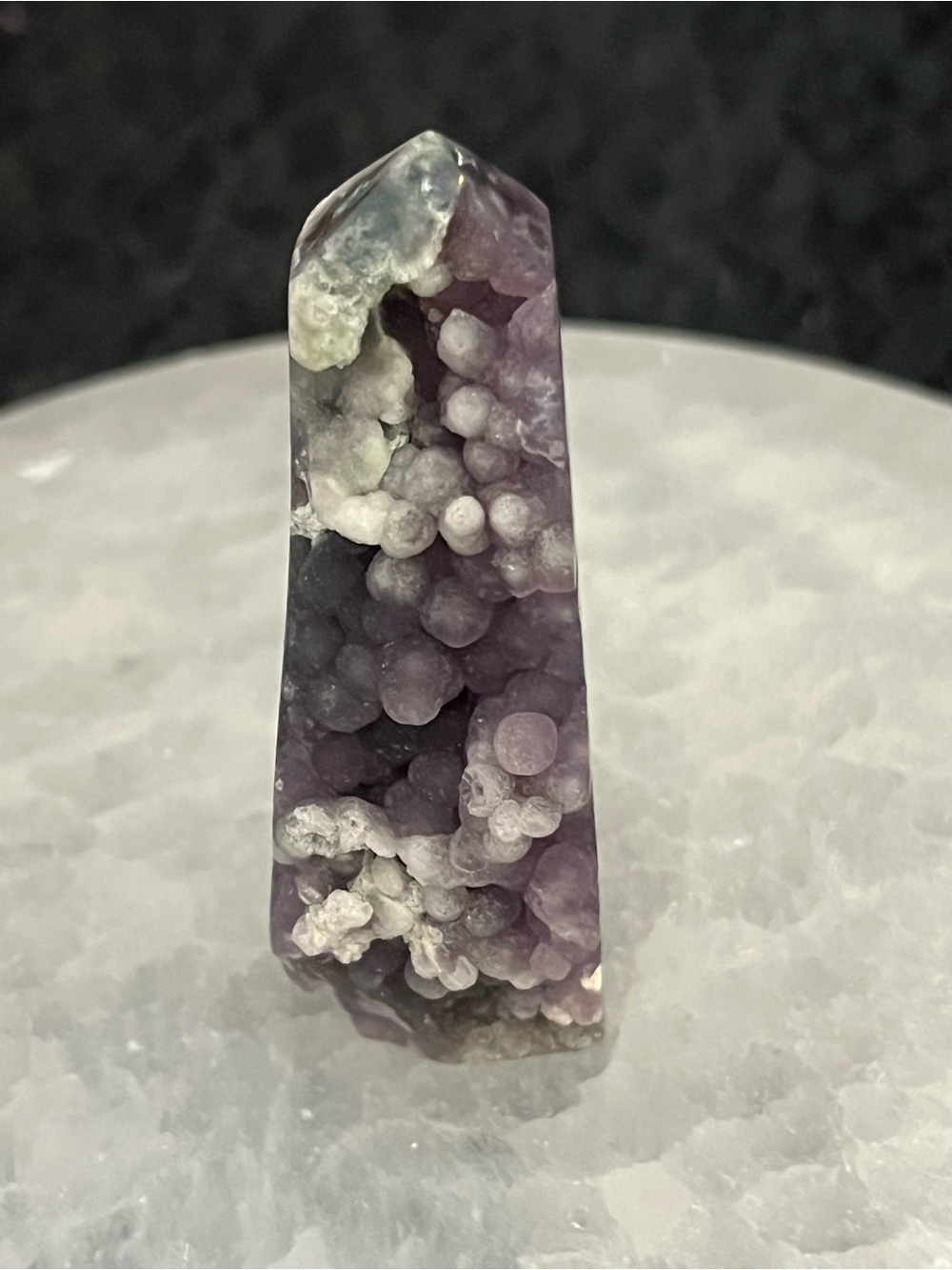 Purple Grape Agate Tower